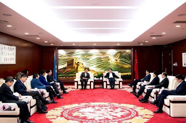 溫樞剛會(huì)見中國(guó)能建黨委書記、董事長(zhǎng)汪建平