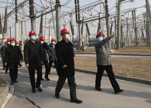 毛偉明到國網(wǎng)冀北電力調(diào)研指導(dǎo)疫情防控、慰問一線干部員工