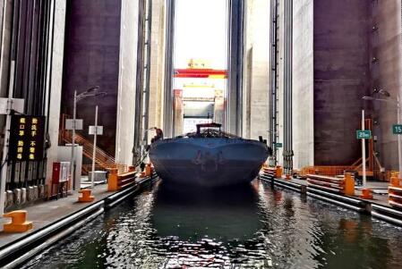 單日通貨7500噸，向家壩升船機通航創(chuàng)紀(jì)錄