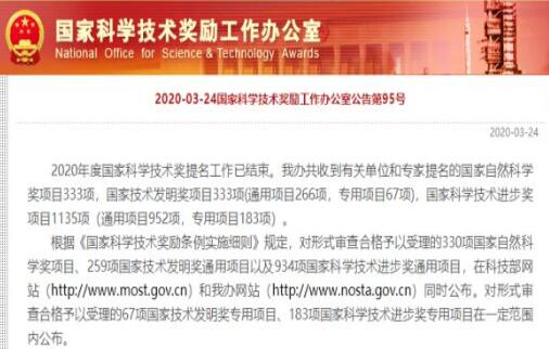 8項(xiàng)氫能與燃料電池項(xiàng)目入圍2020年國家科學(xué)技術(shù)獎(jiǎng)提名