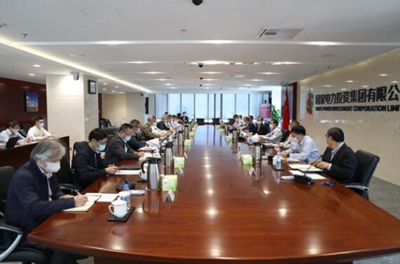 國家電投總經(jīng)理江毅會見東方電氣黨組副書記、總經(jīng)理俞培根