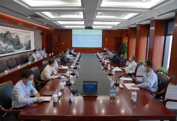 中國能建集團(tuán)黨委書記、董事長汪建平會見中國大唐黨組書記、董事長陳飛虎一行