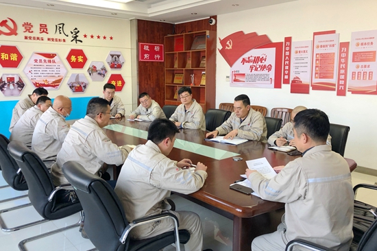 大唐淮北發(fā)電廠開展“沖刺四季度，奪取雙勝利”主題黨日活動(dòng)