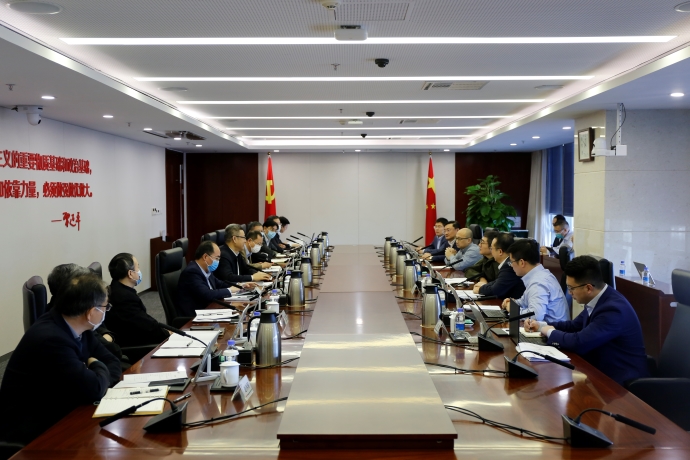 錢(qián)智民會(huì)見(jiàn)京東集團(tuán)總裁徐雷