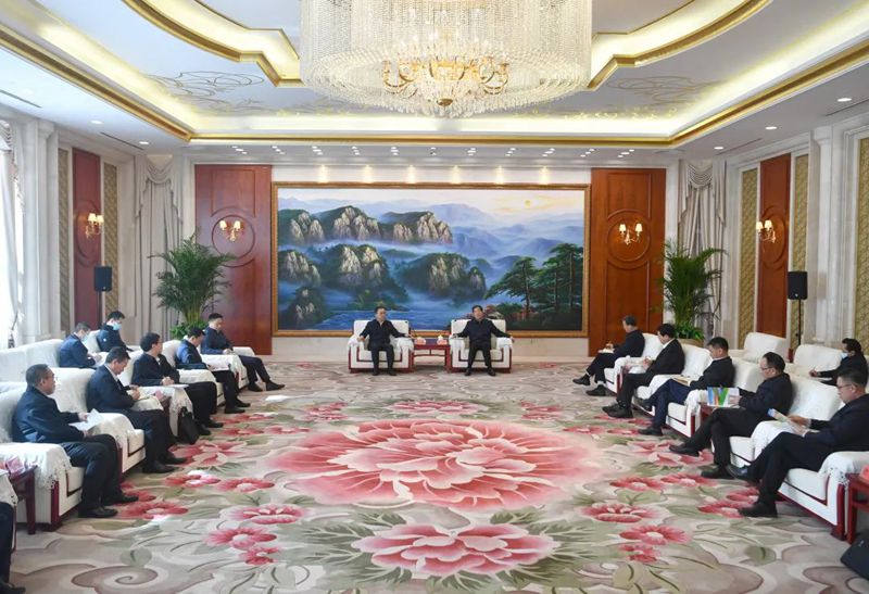 鄒磊拜會寧夏回族自治區(qū)黨委書記、人大常委會主任陳潤兒