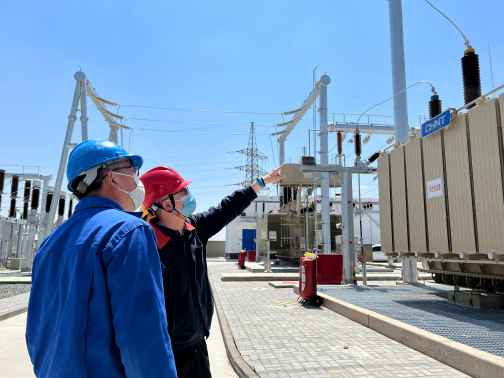 送電了！北疆達(dá)茂最大的農(nóng)業(yè)集中地新建的烏克110千伏變電站正式啟動投運