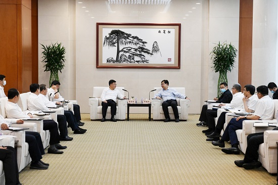 鄧建玲會(huì)見承德市委書記柴寶良、市長(zhǎng)王亞軍