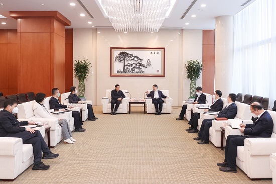 華能集團黨組書記、董事長溫樞剛會見中電聯常務副理事長楊昆