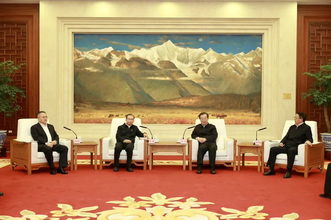 華電集團董事長江毅、總經(jīng)理葉向東拜會云南省委書記王寧、省長王予波