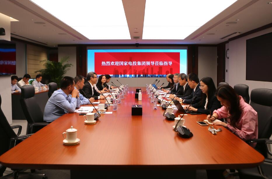 國家電投黨組書記、董事長錢智民與中信證券董事長張佑君會談