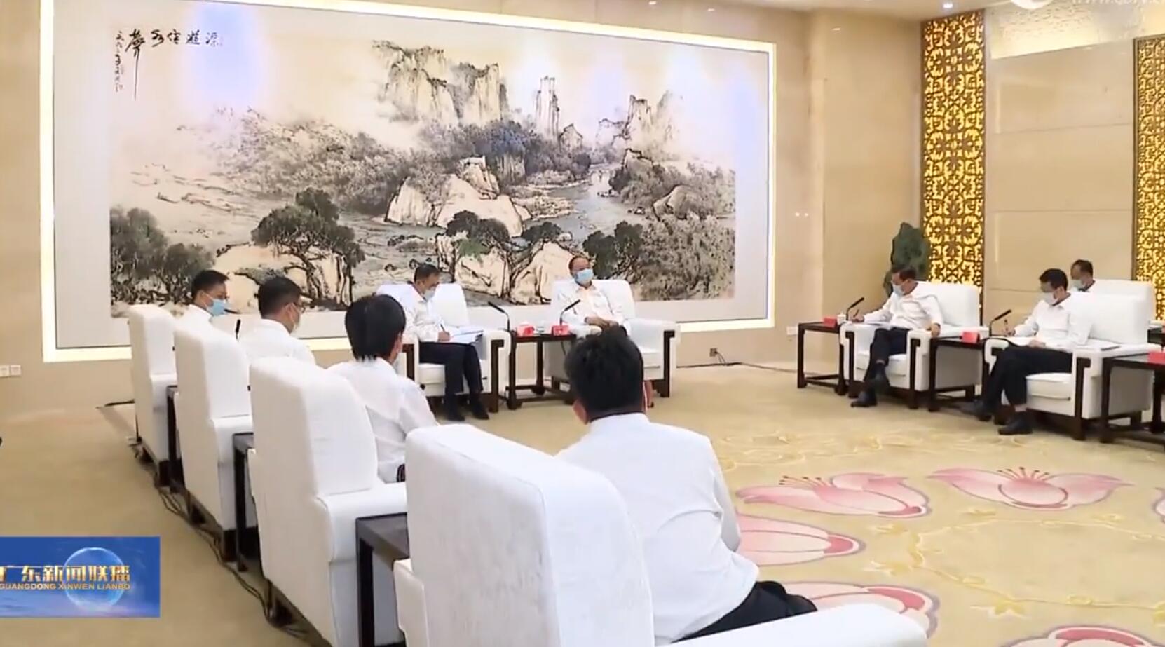 大唐集團黨組書記、董事長鄒磊拜會廣東省委書記黃坤明、省長王偉中