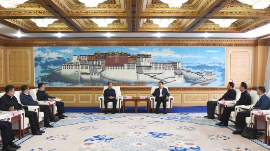 中國電建黨委書記、董事長丁焰章拜會西藏自治區(qū)黨委書記王君正、自治區(qū)主席嚴(yán)金海