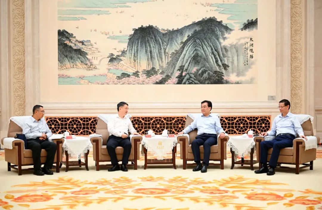 華能集團(tuán)黨組書記、董事長溫樞剛拜會(huì)江蘇省委書記信長星、省長許昆林