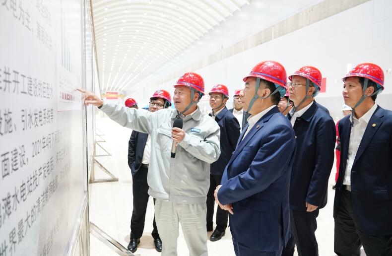 中國能建黨委書記、董事長宋海良赴白鶴灘水電站調(diào)研