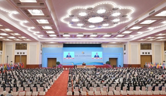 中國電建黨委書記、董事長丁焰章參加第三屆“一帶一路”國際合作高峰論壇開幕式