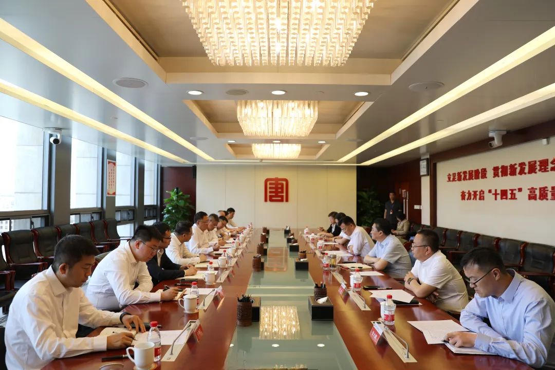 中建一局黨委書記、董事長吳愛國拜會大唐國際黨委書記、董事長王順啟