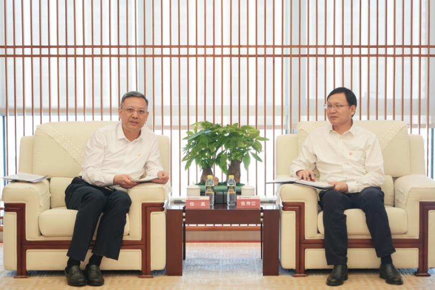 中國能建黨委副書記、總經(jīng)理倪真與中國大唐總經(jīng)理張傳江會談