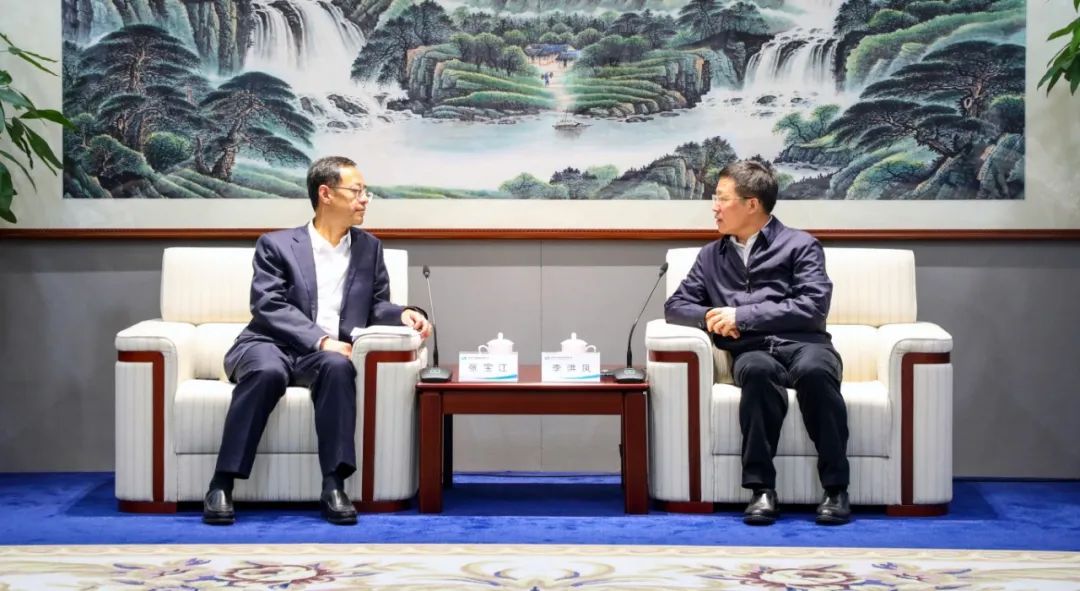中國電氣裝備黨委書記、董事長李洪鳳會見交通銀行黨委副書記、行長張寶江