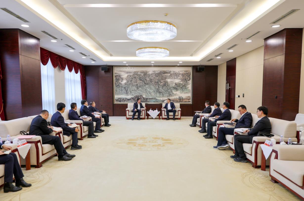 大唐甘肅公司黨委書記、董事長王建偉拜會(huì)國網(wǎng)甘肅省電力公司董事長、黨委書記林一凡