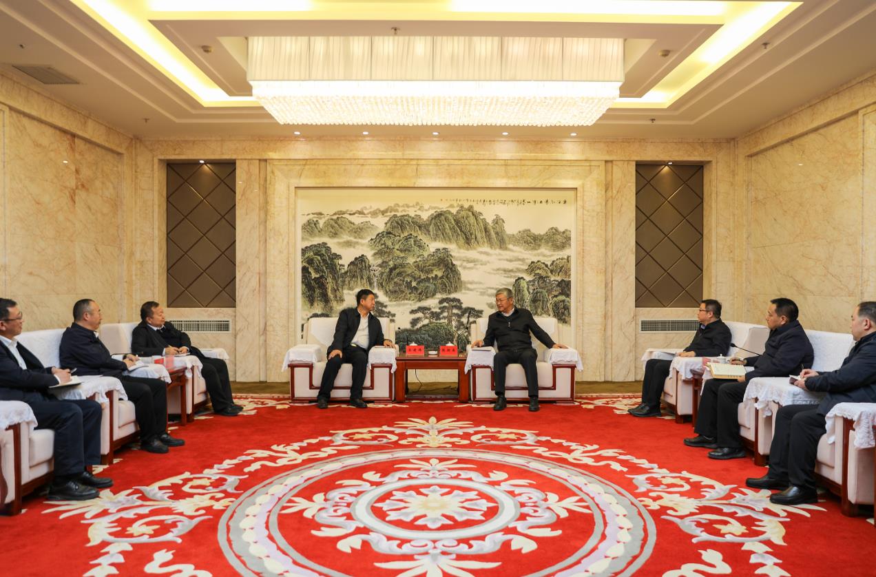 大唐甘肅公司黨委書記、董事長王建偉拜會隴南市委書記張柯兵、市長劉永革