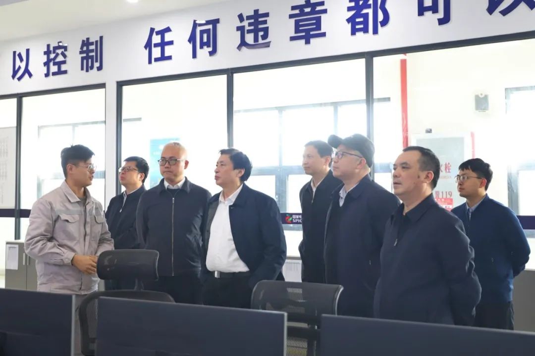 中國工程院院士謝和平調(diào)研前詹風(fēng)電、前詹港電