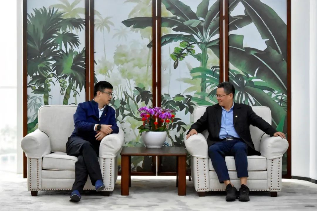 國電投海南公司黨委副書記、總經(jīng)理劉波濤拜訪大唐海南公司黨委書記、董事長王俊啟