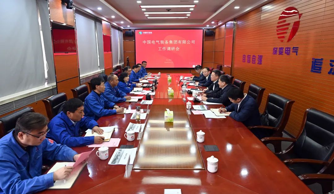 中國電氣裝備集團李洪鳳董事長、周群總經(jīng)理調(diào)