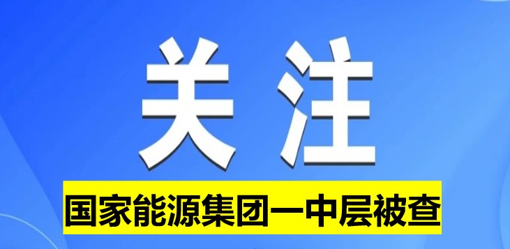 國家能源集團一中層被查！