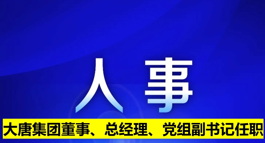 大唐集團(tuán)董事、總經(jīng)理、黨組副書記任職